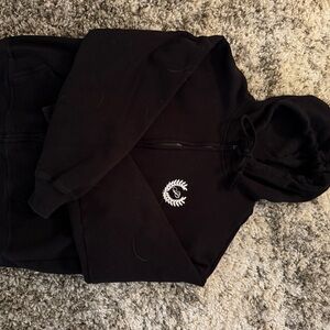 PINK Victoria's Secret Black Hoodie Jacket